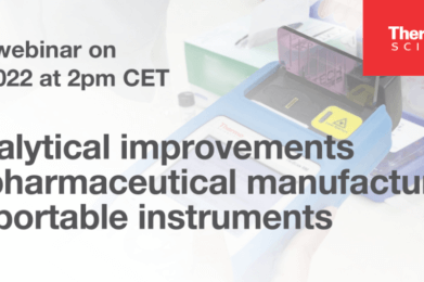 Thermo Fisher Scientific Live Webinar: QC analytical improvements using portable instruments