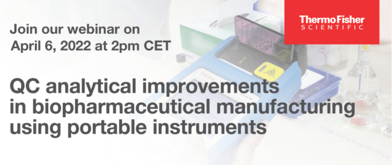 Thermo Fisher Scientific Live Webinar: QC analytical improvements using portable instruments