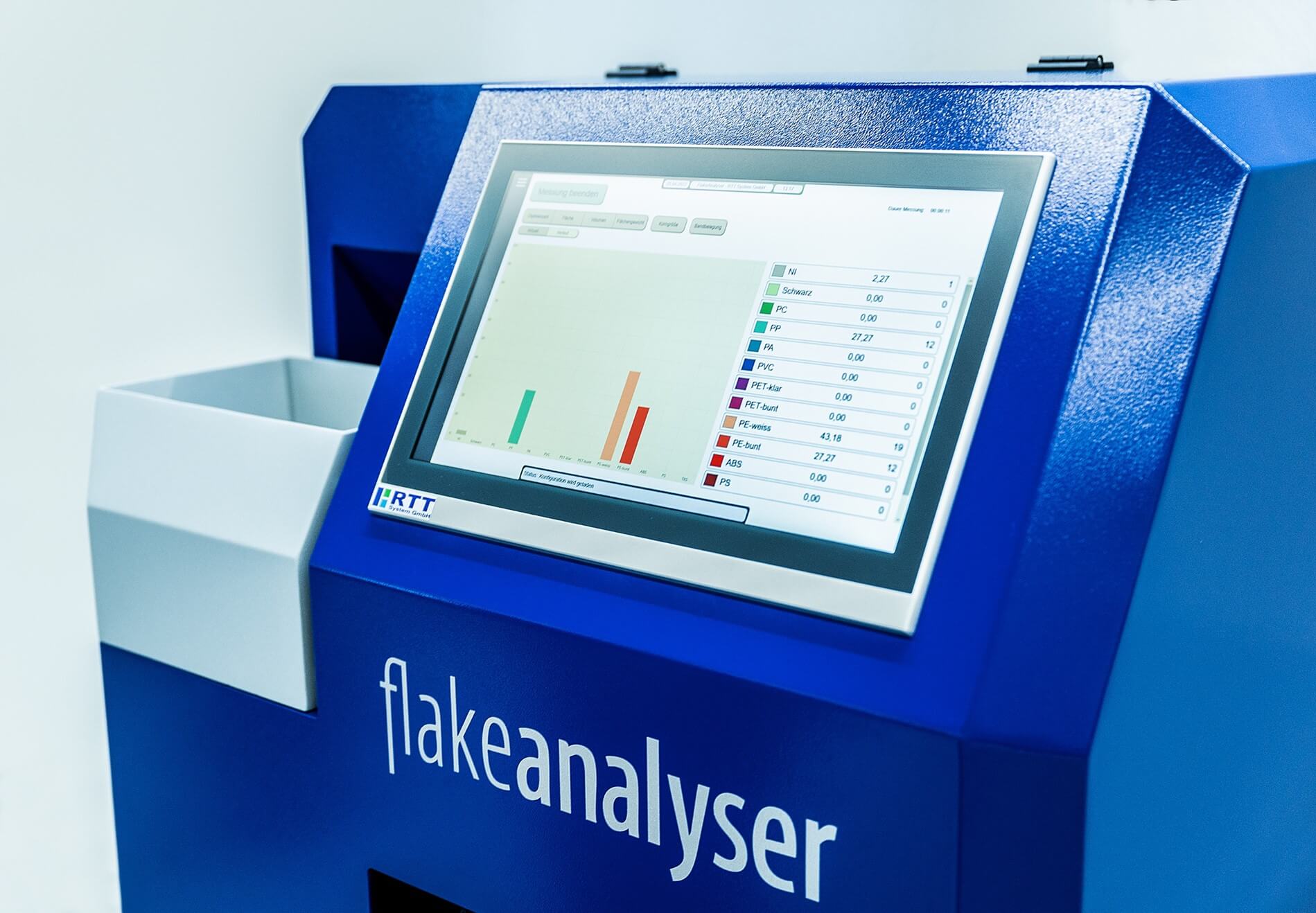 Flake Analyser plastics analyzed
