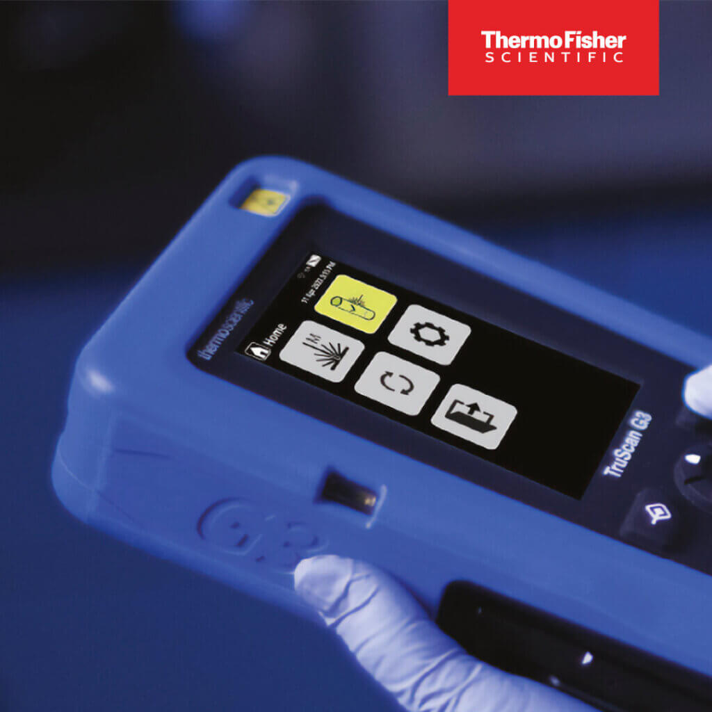 De nieuwe TruScan G3 handheld Raman analyzer van Thermo Fisher Scientific